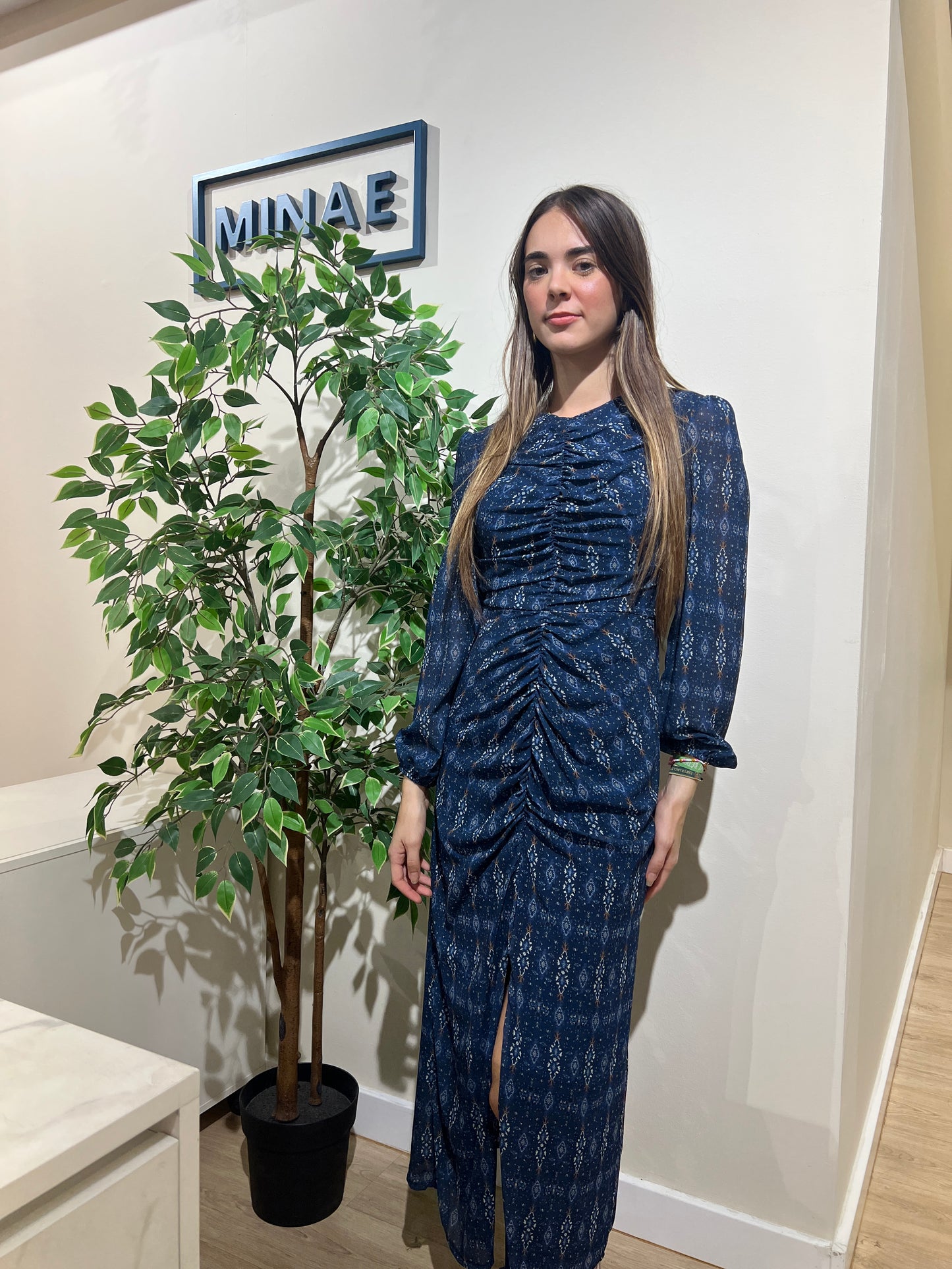 Vestido Beth azul