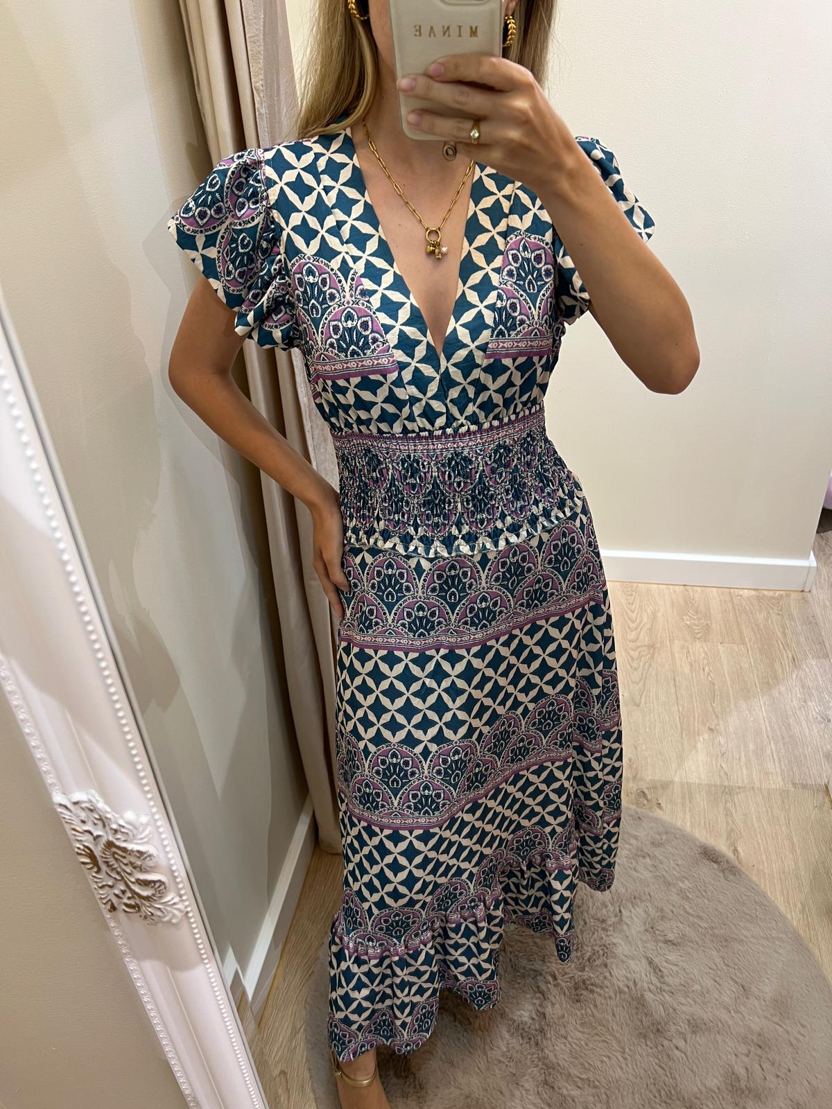 Vestido Tina azul