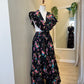 Conjunto Rocío negro con rosa