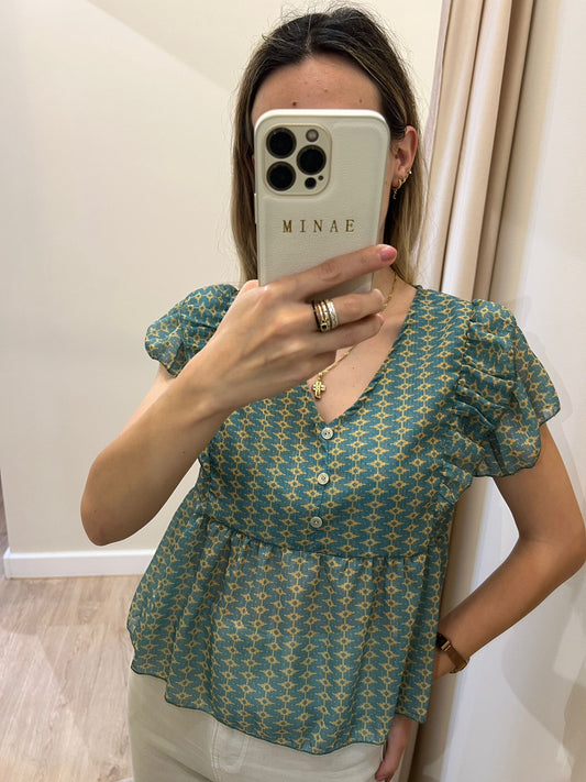 Blusa Kira azul