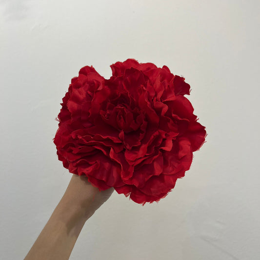Peonía grande roja