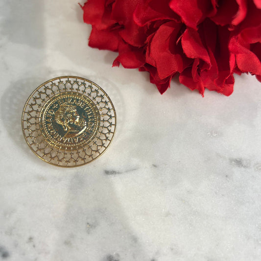 Broche Moneda 2